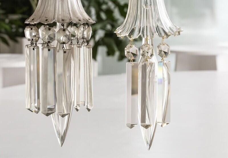 Detail lustru, foto Preciosa Lighting